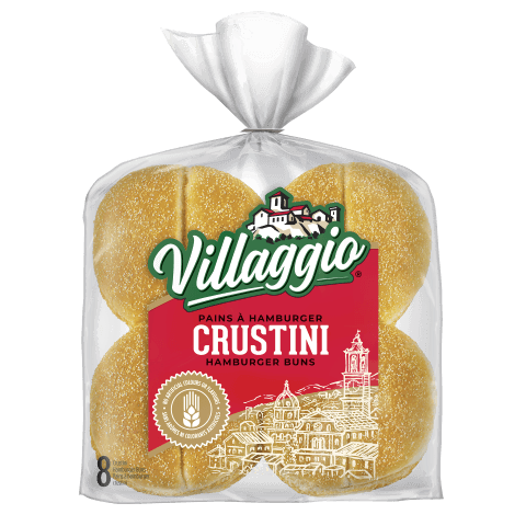 Villaggio Crustini Hamburger Buns