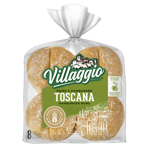 Villaggio Toscana Extra Soft Hamburger Buns