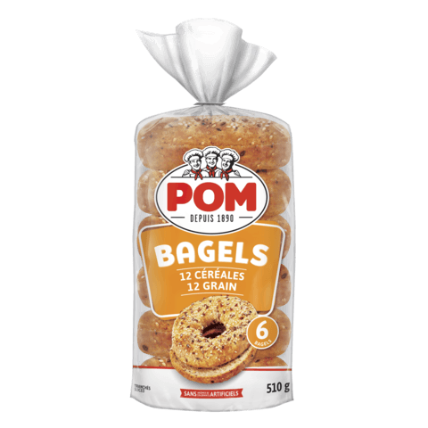 POM 12 Grain Bagels