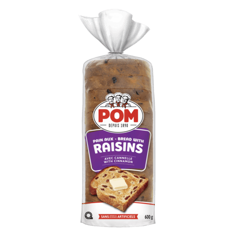 POM Raisins and Cinnamon Bread