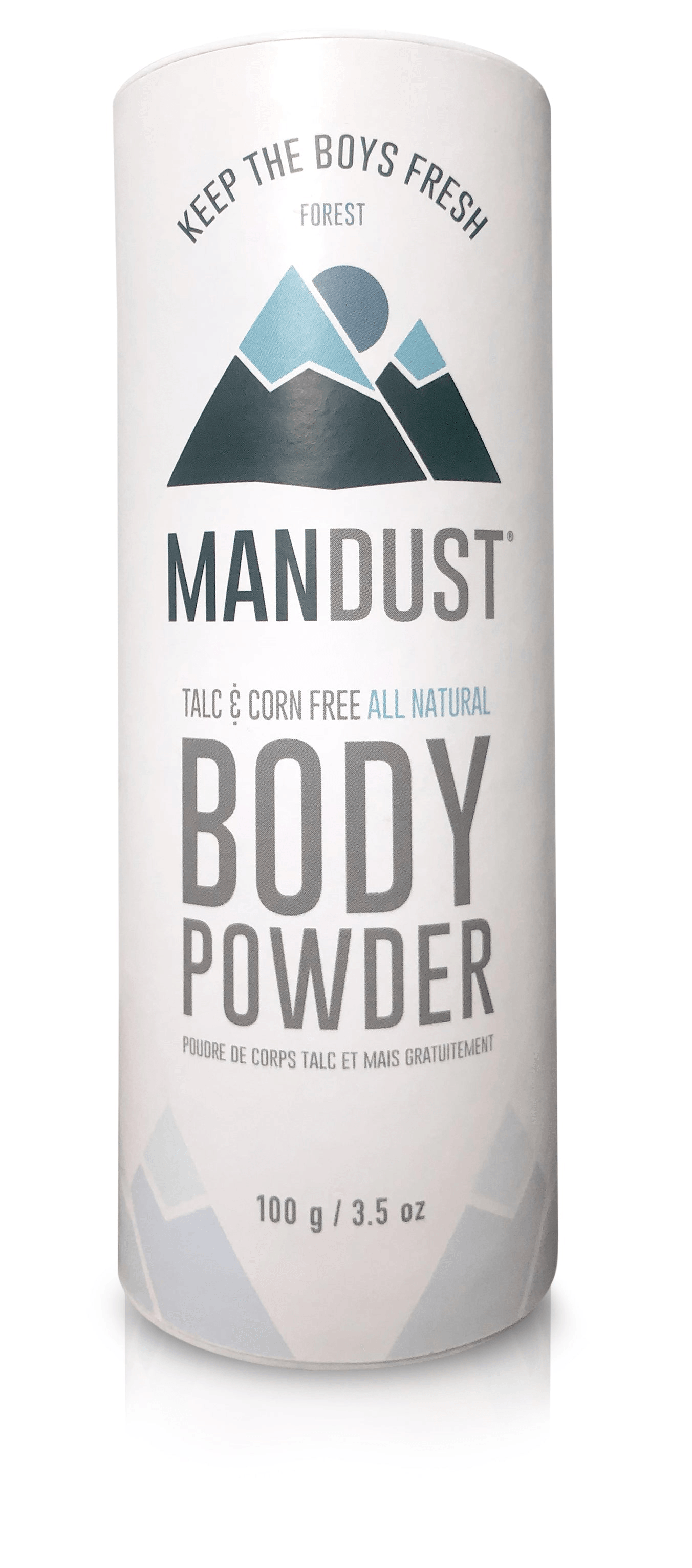 MANDUST Men's Body Powder