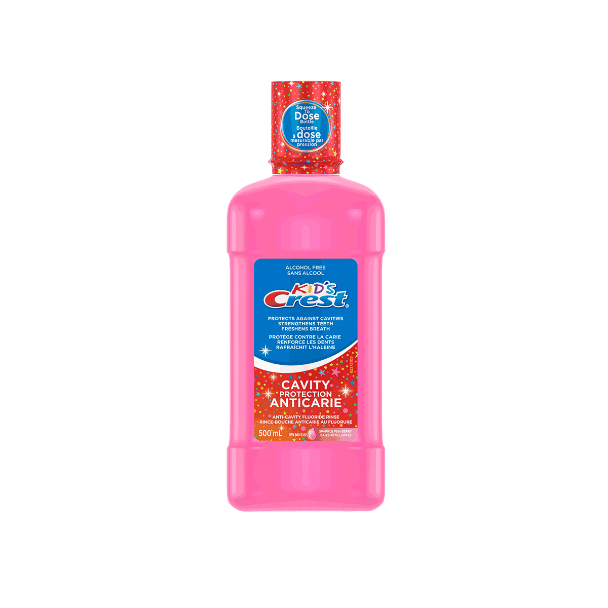 Crest Kids' Cavity Protection Sparkle Fun Mouthwash