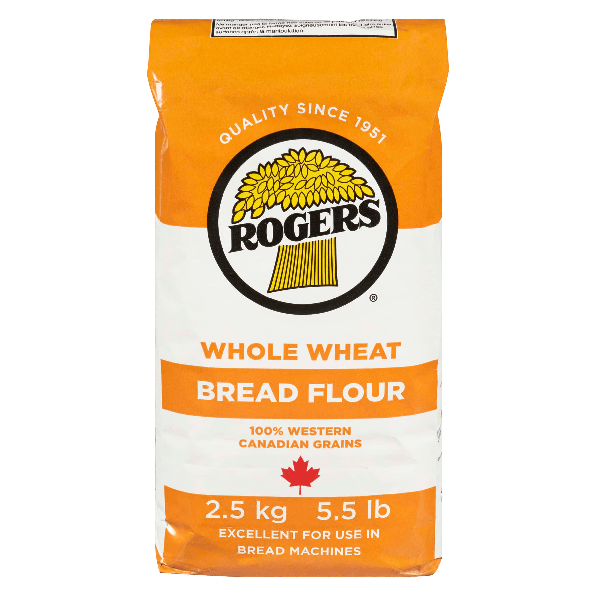Rogers Foods Whole Wheat Bread Flour 2.5 kg