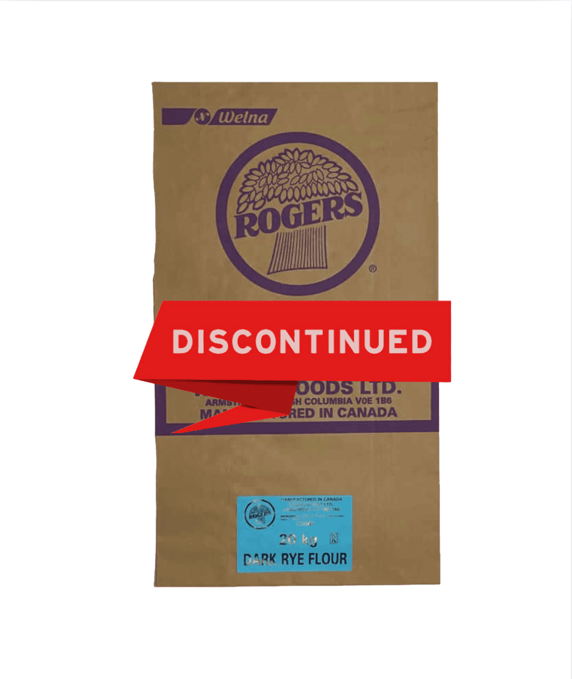 Rogers Foods Dark Rye Flour 2.5 kg
