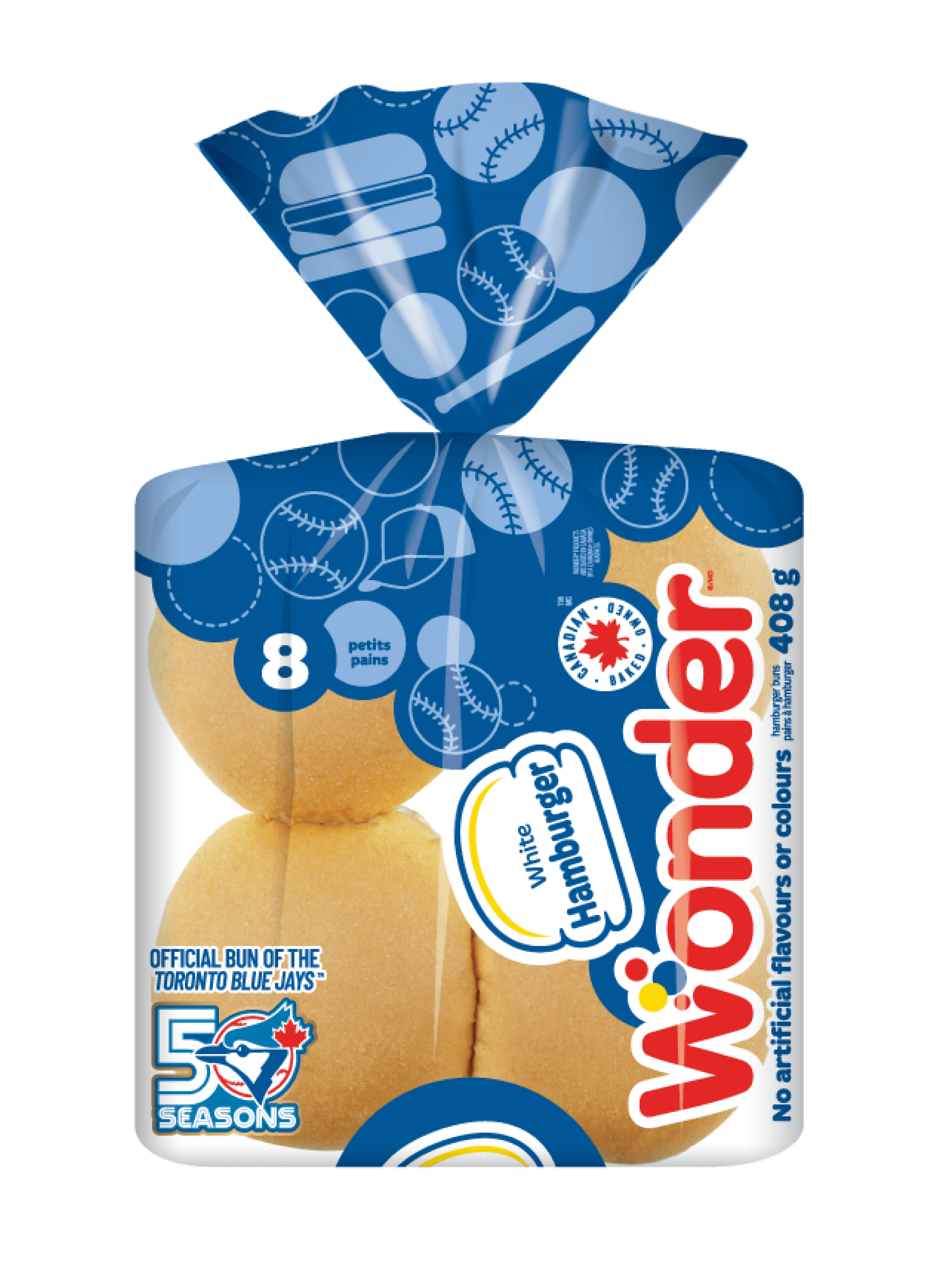 Wonder White Hamburger Buns 8 Pack