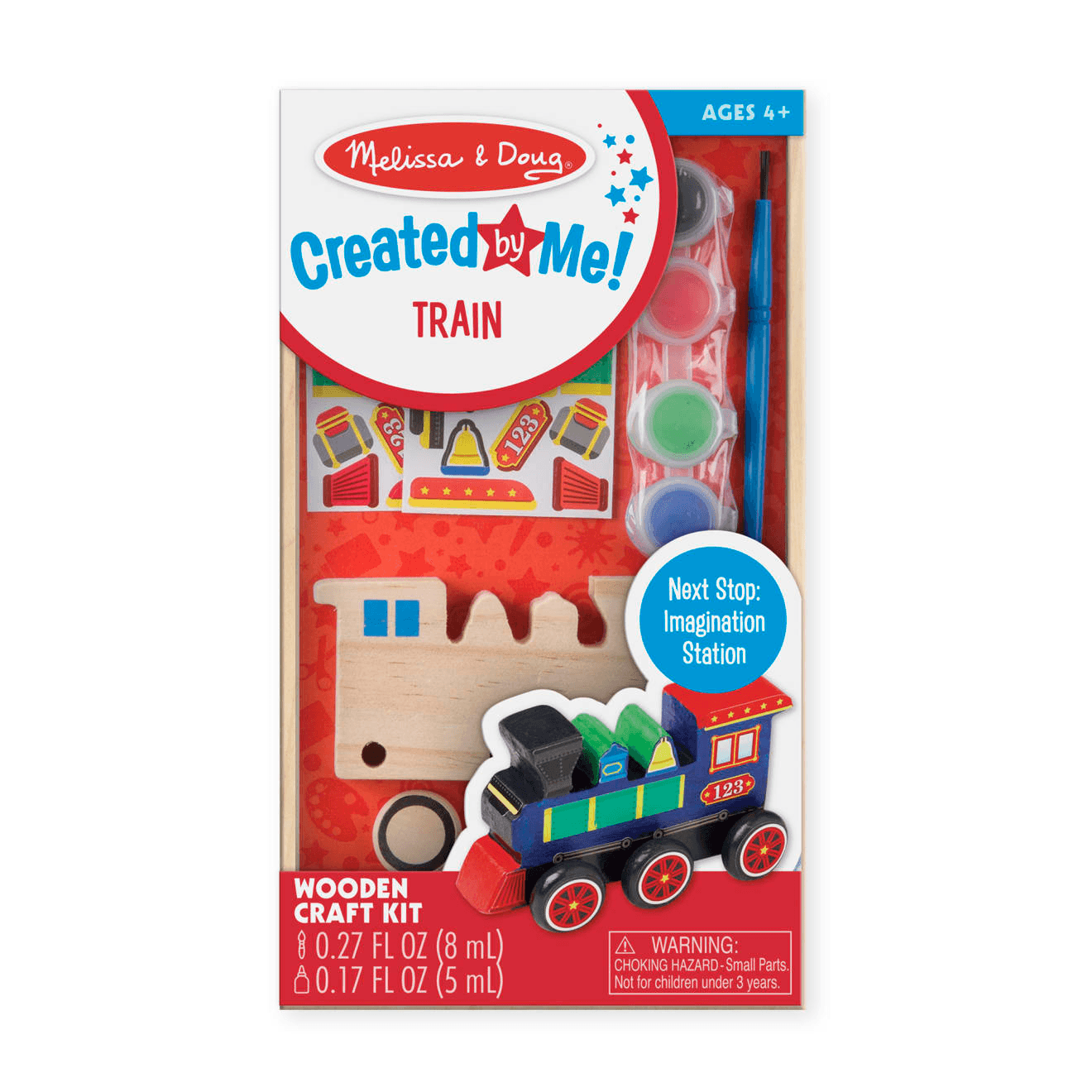 Melissa & Doug Created by Me Train Craft Kit