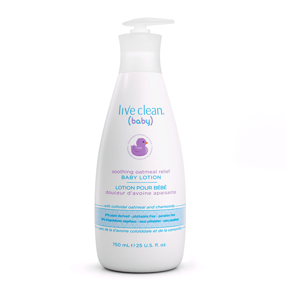 Live Clean Baby Soothing Oatmeal Relief Lotion