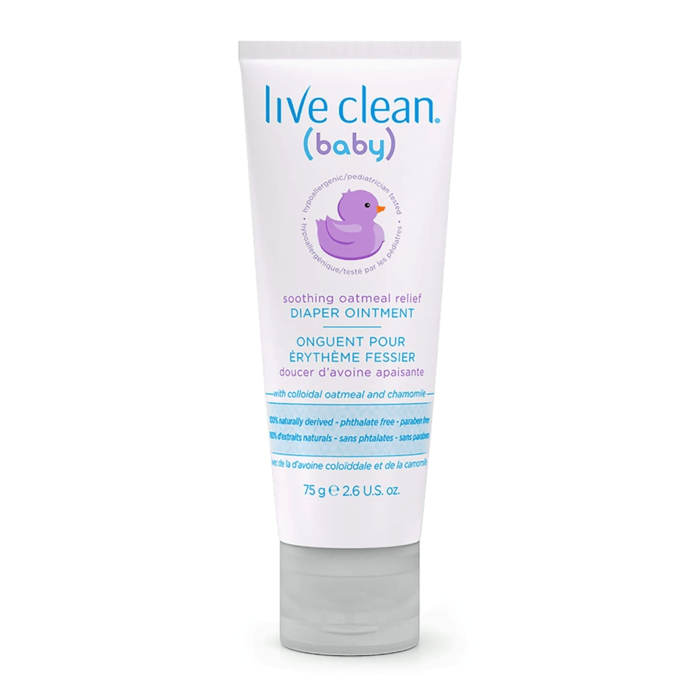 Live Clean Baby Soothing Oatmeal Relief Diaper Ointment