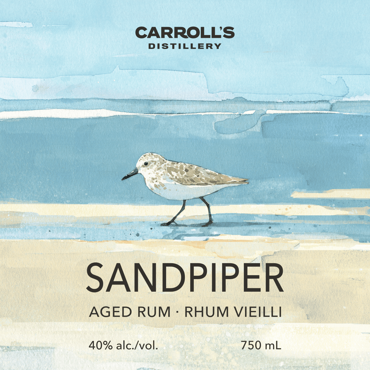 Carroll's Distillery Sandpiper Rum