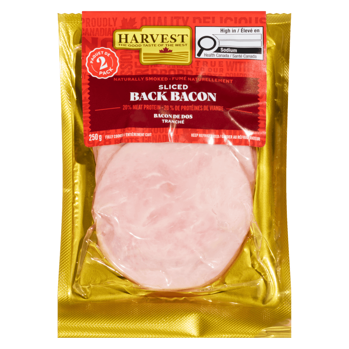 Harvest Meats Sliced Back Bacon