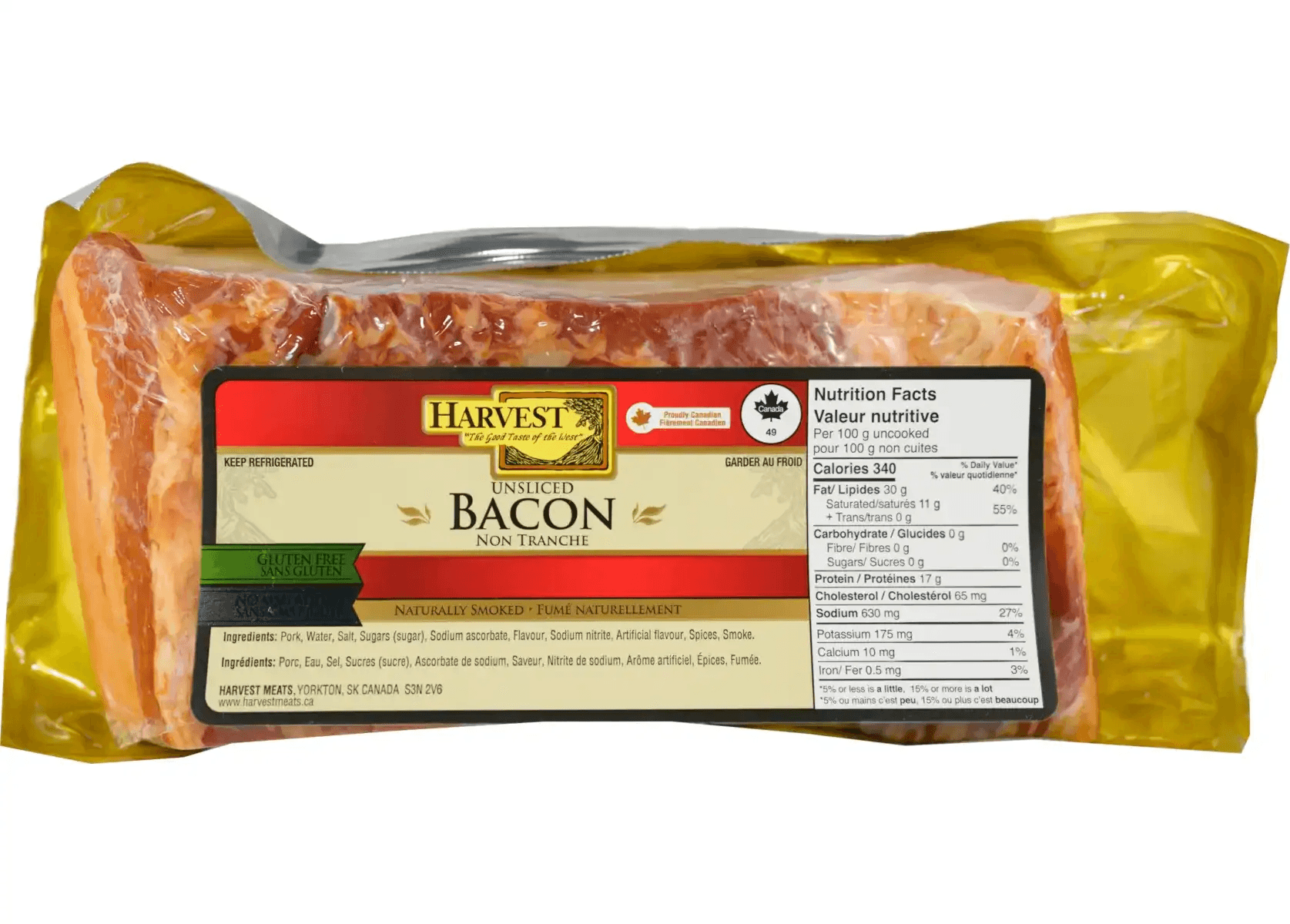 Harvest Meats Bacon Chunk