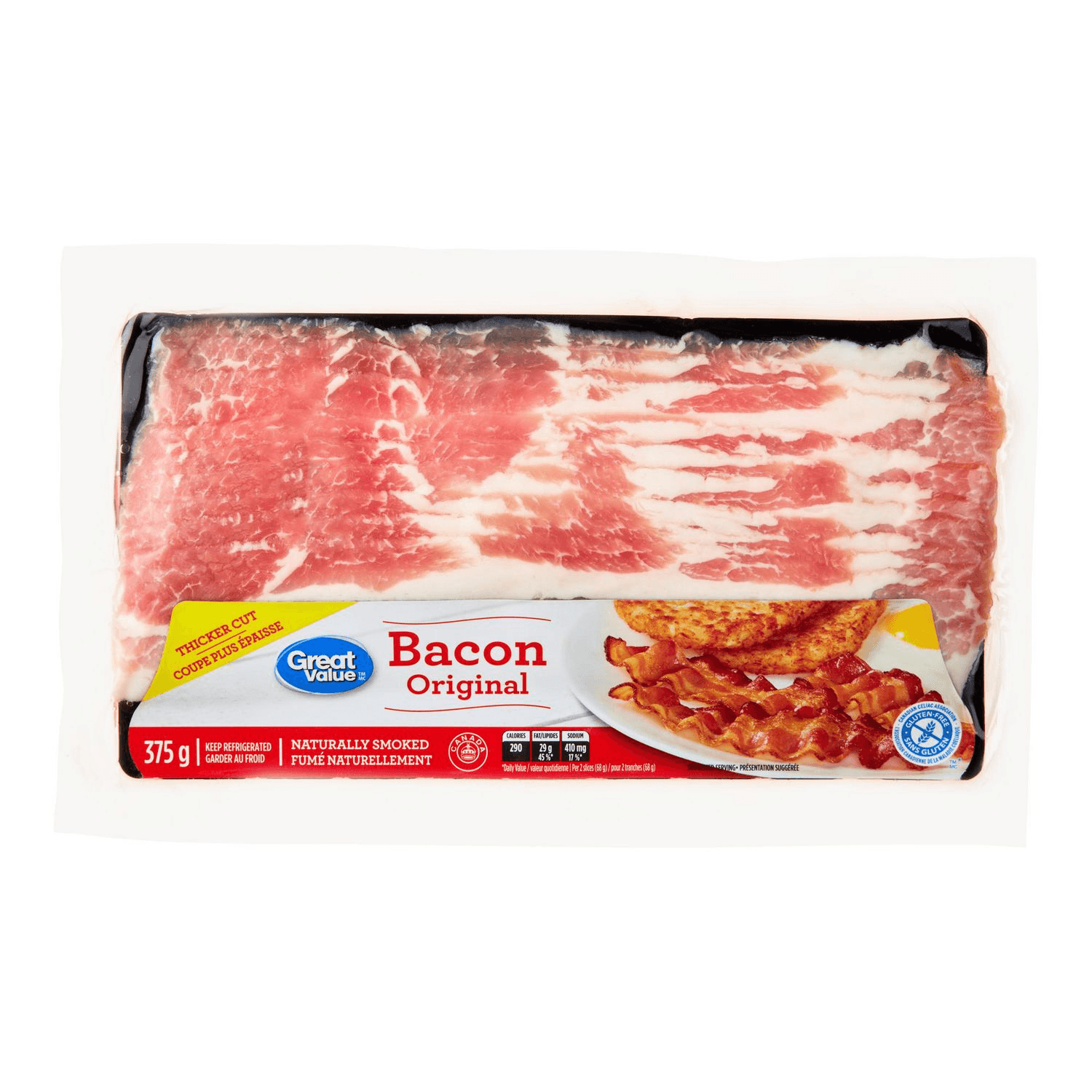 Great Value Naturally Smoked Bacon