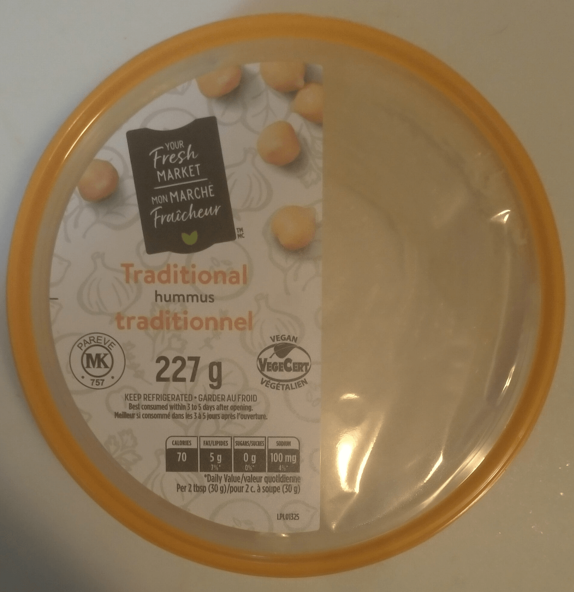 Your Fresh Market Traditional Hummus