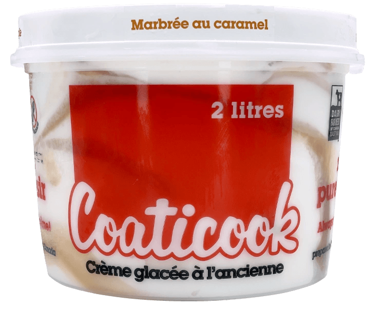 Coaticook Butterscotch Ripple Ice Cream