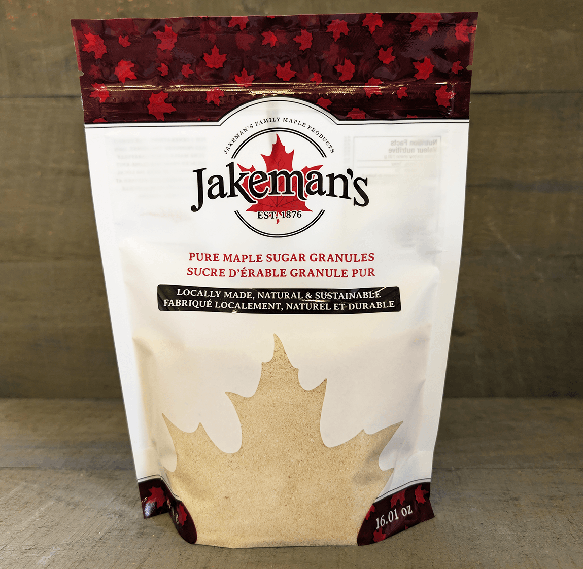 Jakeman's 454 g Pure Ontario Maple Sugar