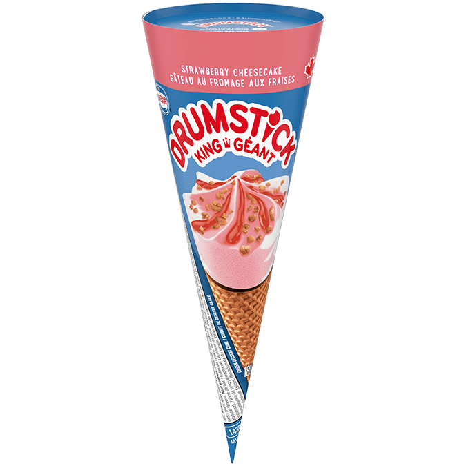 Drumstick Strawberry King Cheesecake Cone