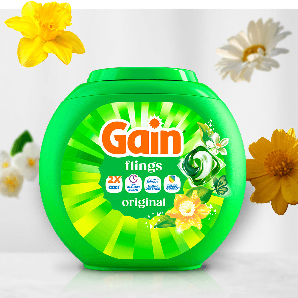 Gain Original Flings Laundry Detergent Pacs