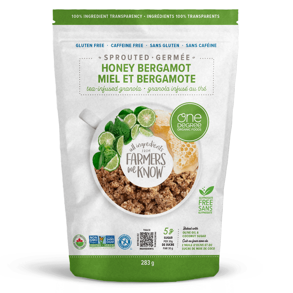 One Degree Organics Honey Bergamot Tea Infused Granola