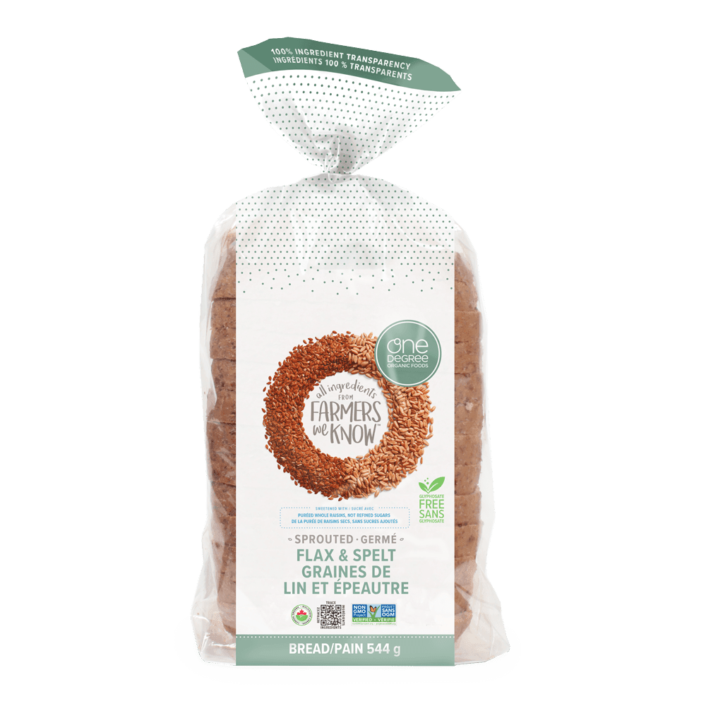One Degree Organics Flax and Spelt Bread
