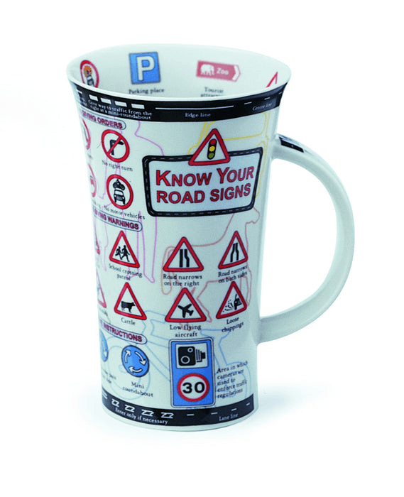 Dunoon Glencoe, Know Your Road Signs Mug - Canadian Product